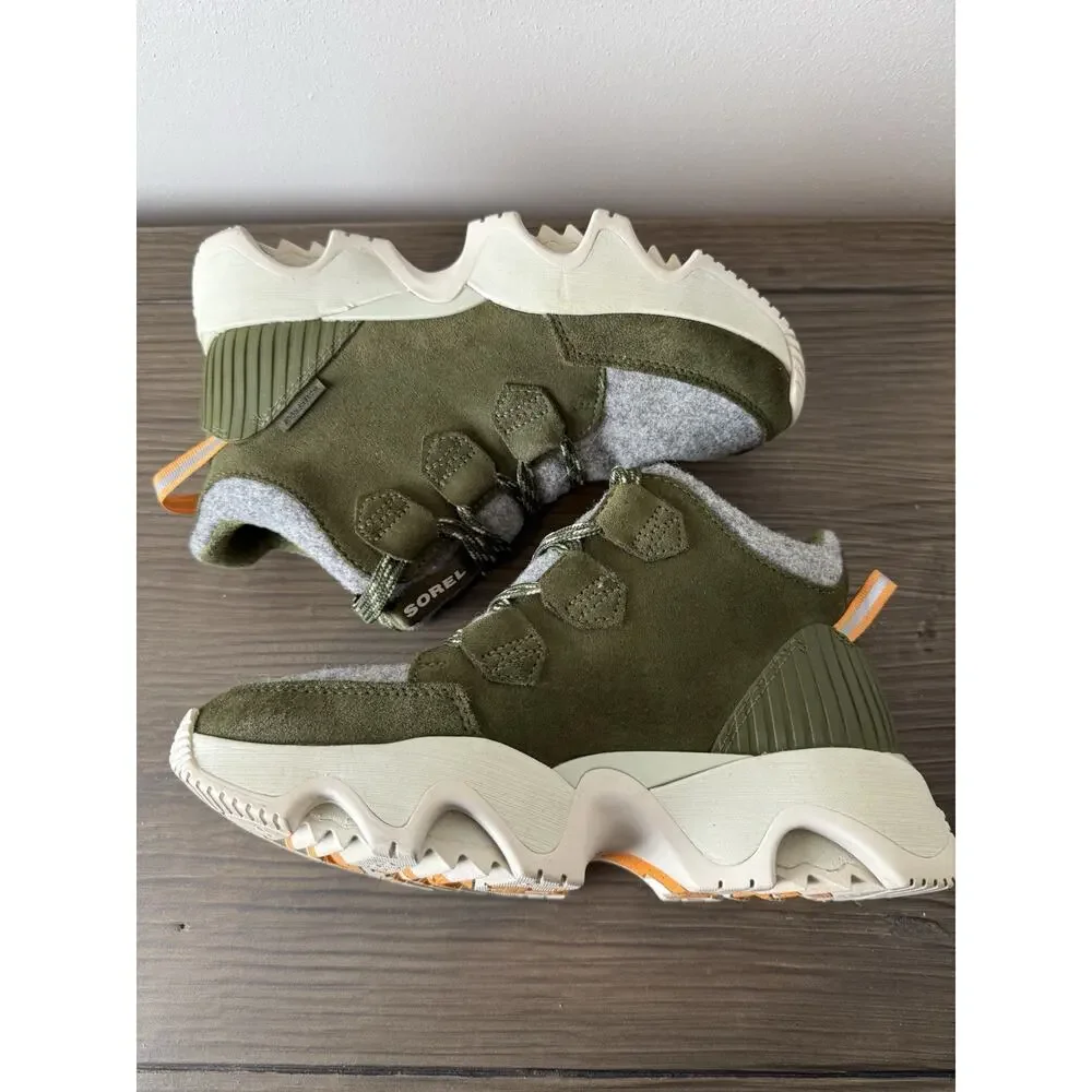 Sorel Olive Green and Grey Ankle Boots - Picture 6 of 9